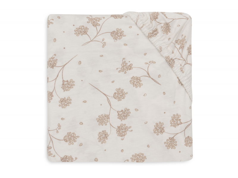 Jollein Napínacia plachta 140/150 x 70/75 cm Leafy Dreams