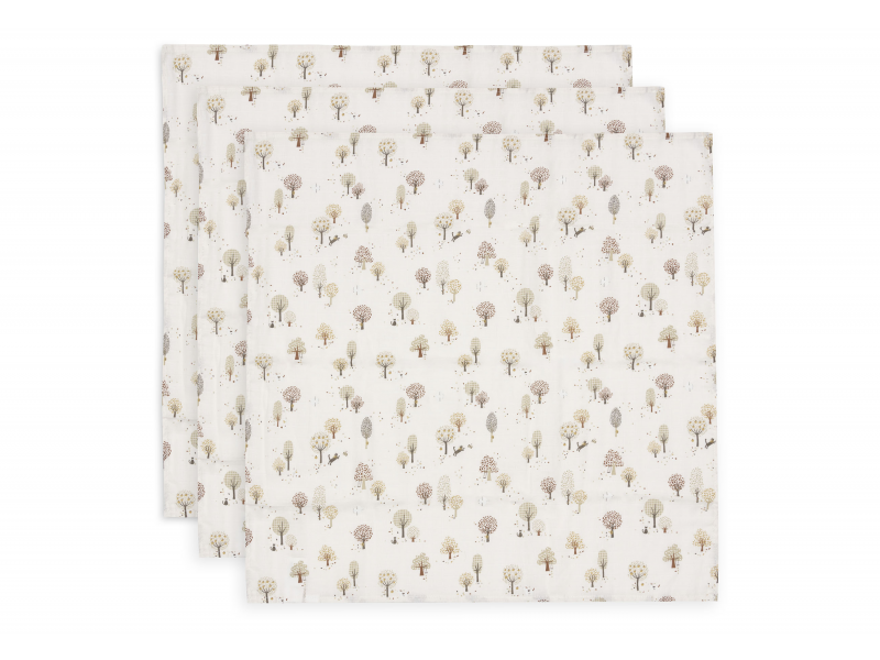 Jollein Plienky 3 ks 70x70 cm Tiny Park Jollein Plienky 3 ks 70x70 cm Tiny Park