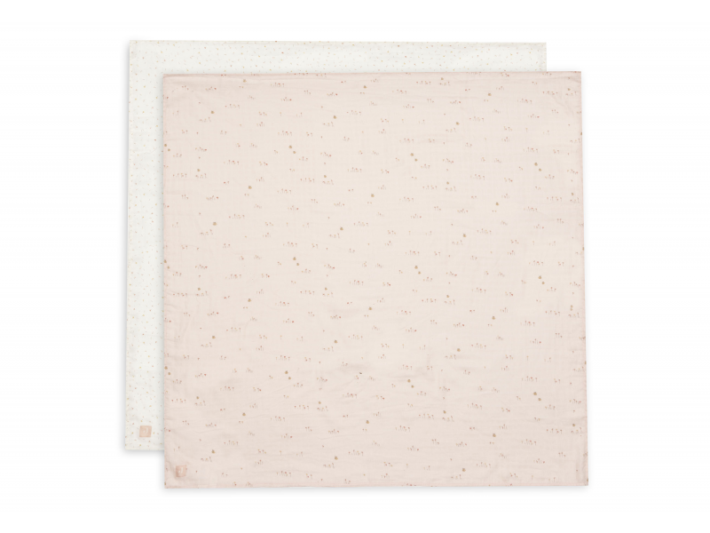 Jollein Plienky zavinovacie 2ks 115x115 cm Pretty Picnic