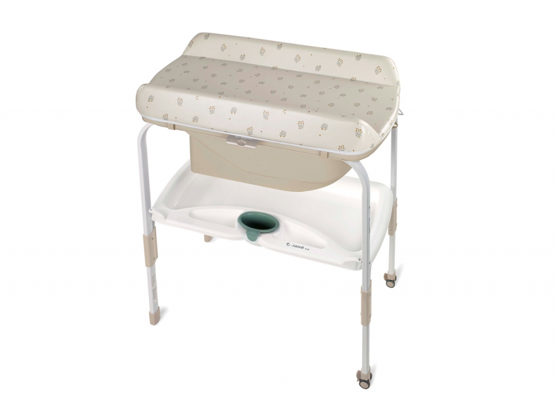 Jane Prebaľovací pult s vaničkou Flip Botanic