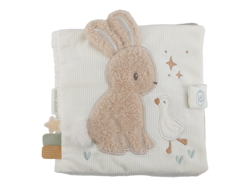 Little Dutch Textilní knížka s aktivitami Newborn Naturals Little Dutch Textilní knížka s aktivitami Newborn Naturals
