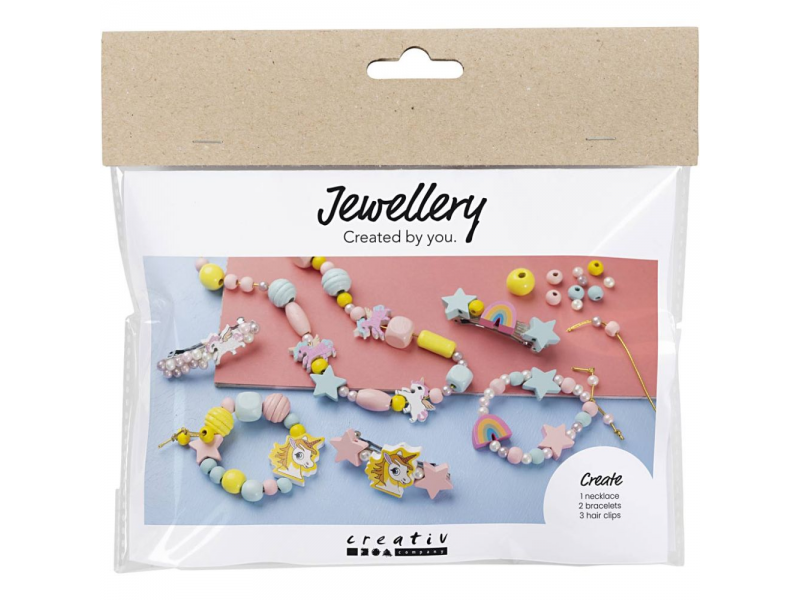 Creativ Company Kreatívna sada Mini Craft Kit Jewellery Blue Pink Creativ Company Kreatívna sada Mini Craft Kit Jewellery Blue Pink