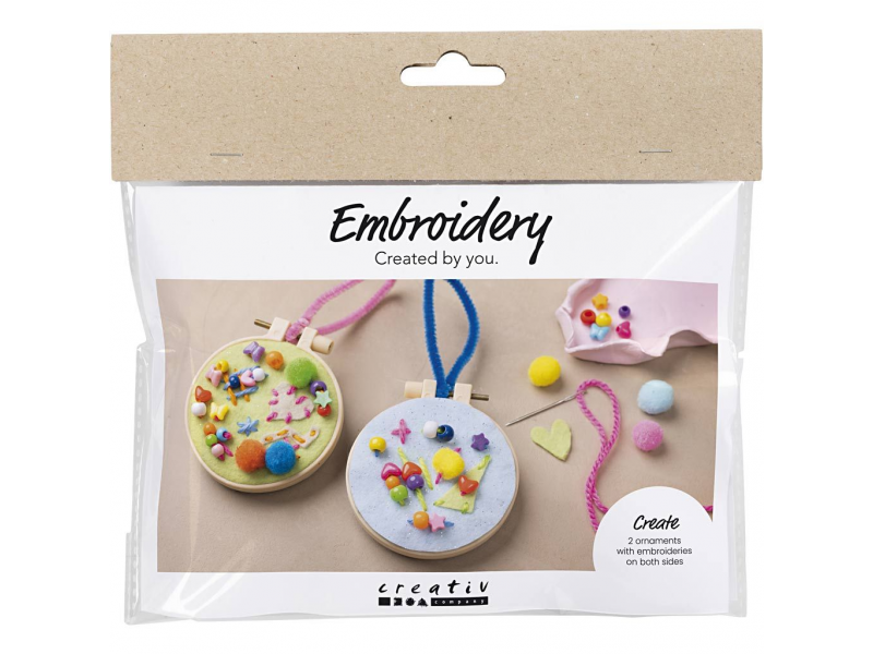 Creativ Company Kreativní sada Mini Craft Kit Embroidery Imagination Creativ Company Kreativní sada Mini Craft Kit Embroidery Imagination
