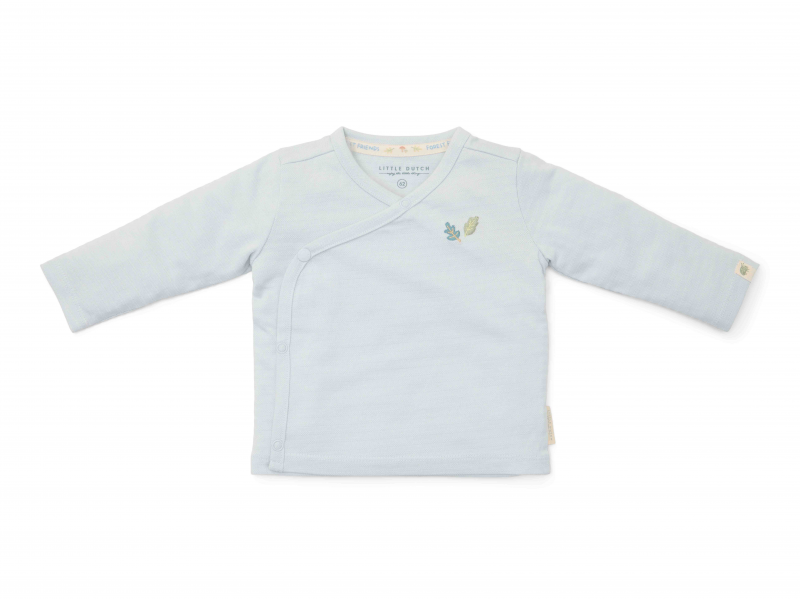 Little Dutch Tričko dlhý rukáv zavinovací Baby Blue veľ. 68 Little Dutch Tričko dlhý rukáv zavinovací Baby Blue veľ. 68
