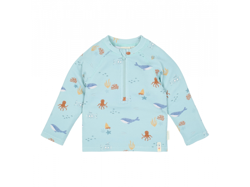 Little Dutch Plavecké tričko dlhý rukáv Ocean Friends veľ. 74/80