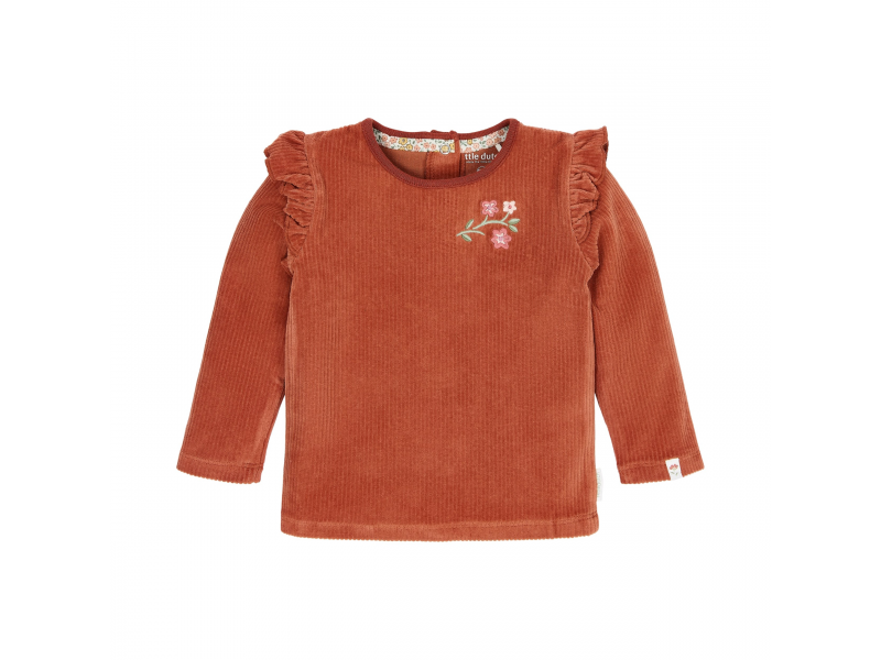 Little Dutch Triko dlouhý rukáv Deep Berry vel. 86