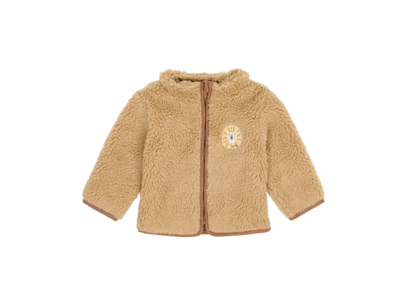 Little Dutch Kabátek Teddy Warm Taupe vel. 74