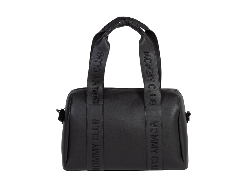 Childhome Prebaľovacia taška Mommy Club Signature Vegan Leather Black Childhome Prebaľovacia taška Mommy Club Signature Vegan Leather Black