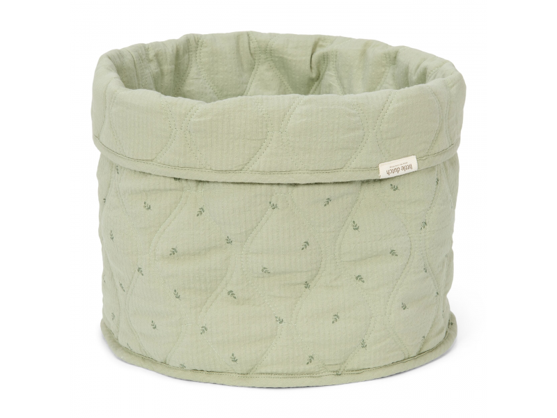 Little Dutch Košík textilný veľký Pure Sage