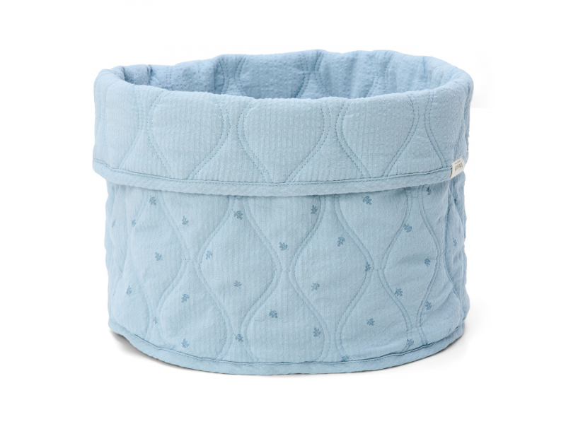 Little Dutch Košík textilný malý Pure Denim Blue