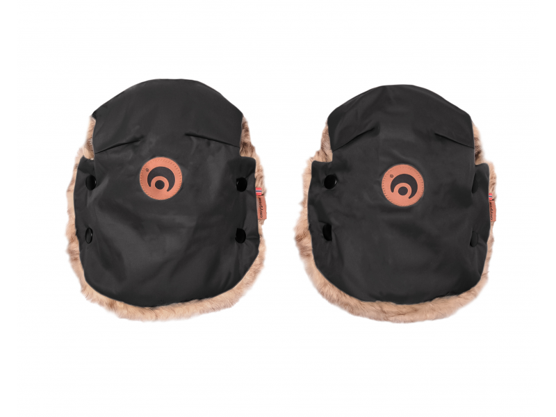 EasyGrow Rukavice na kočárek Black