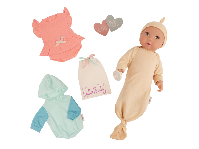 LullaBaby Bábika 35 cm s prekvapením Gender Reveal LullaBaby Bábika 35 cm s prekvapením Gender Reveal