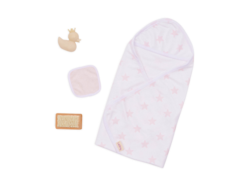 LullaBaby Osuška pre bábiku s doplnkami LullaBaby Osuška pre bábiku s doplnkami