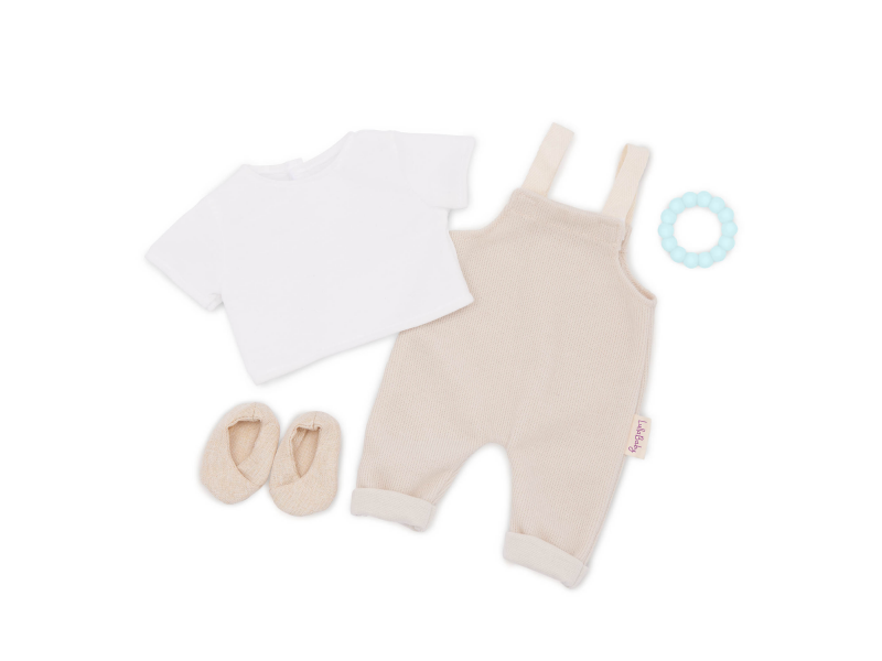 LullaBaby Nohavice pre bábiku s tričkom a doplnkami LullaBaby Nohavice pre bábiku s tričkom a doplnkami