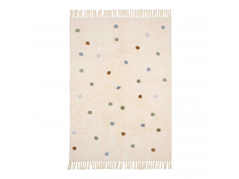 Little Dutch Koberec s bodkami Blue 120x170 cm Little Dutch Koberec s bodkami Blue 120x170 cm