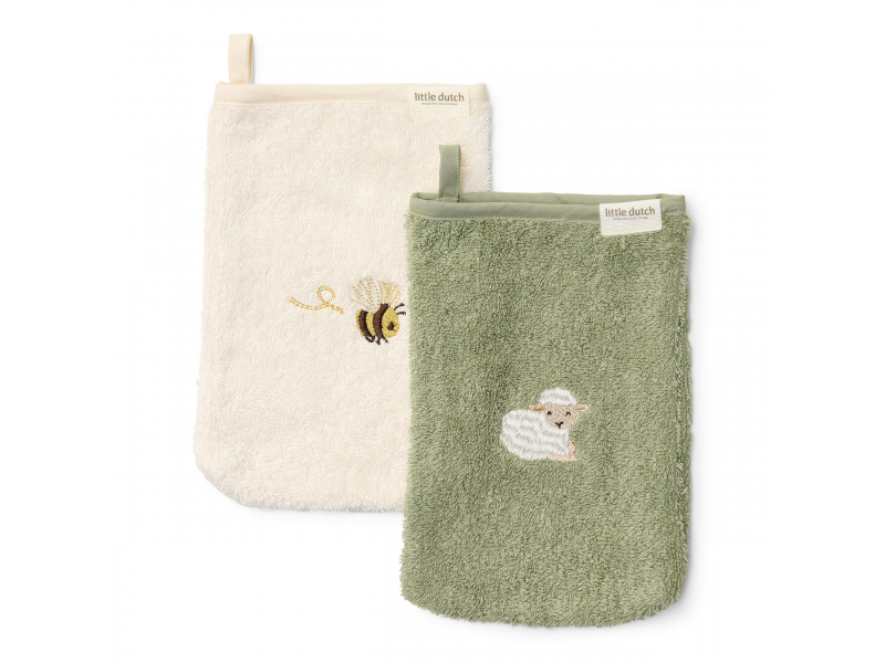 Little Dutch Žínky s výšivkou 2 ks Farma Little Dutch Žínky s výšivkou 2 ks Farma